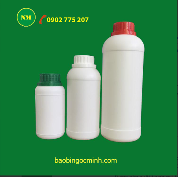 chai nhựa đựng thuốc thú y, thuốc thủy sản