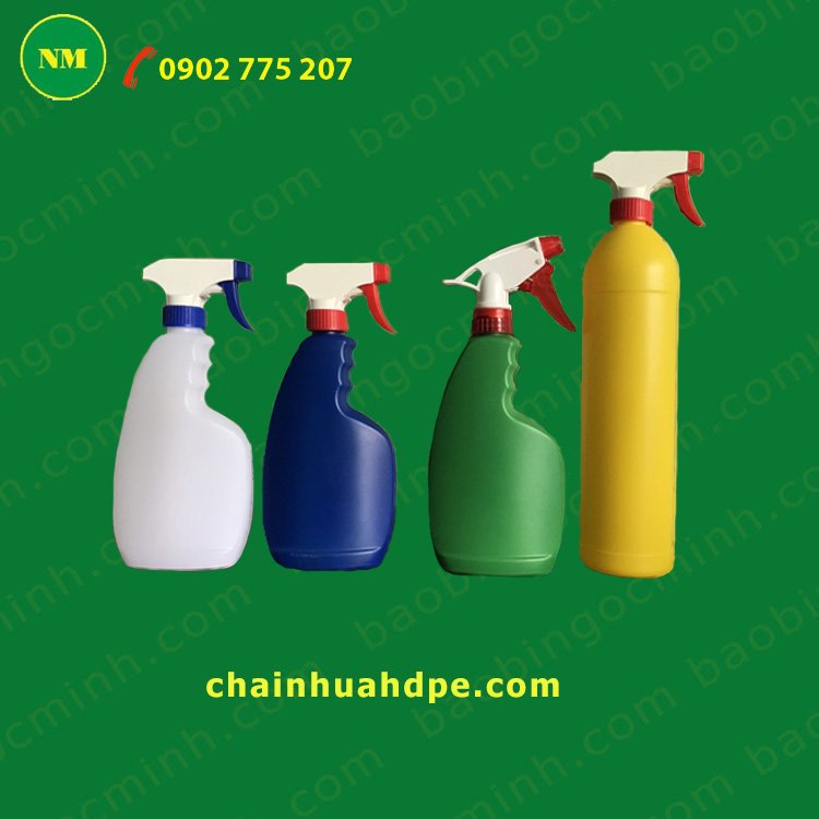 chai xịt phun sương hdpe