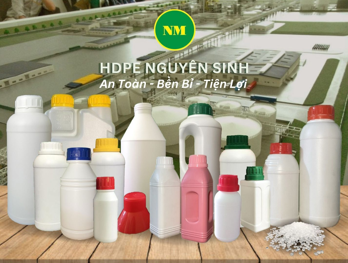 chai nhựa hdpe nguyên sinh