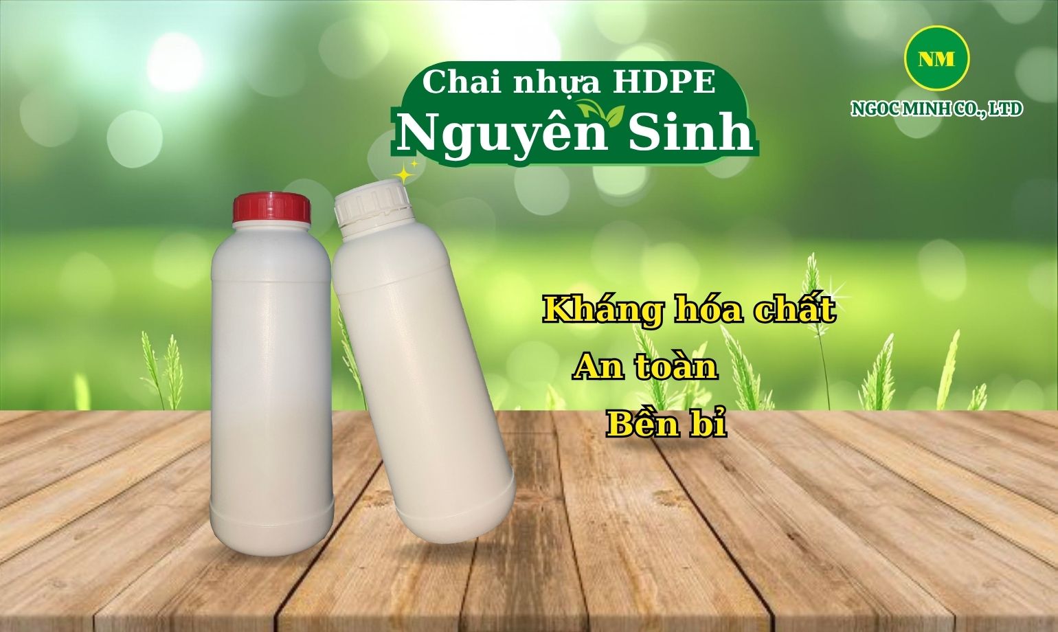 chai nhựa hdpe nguyên sinh