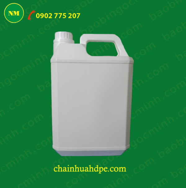 can nhựa HDPE 5 lít đựng dầu nhớt
