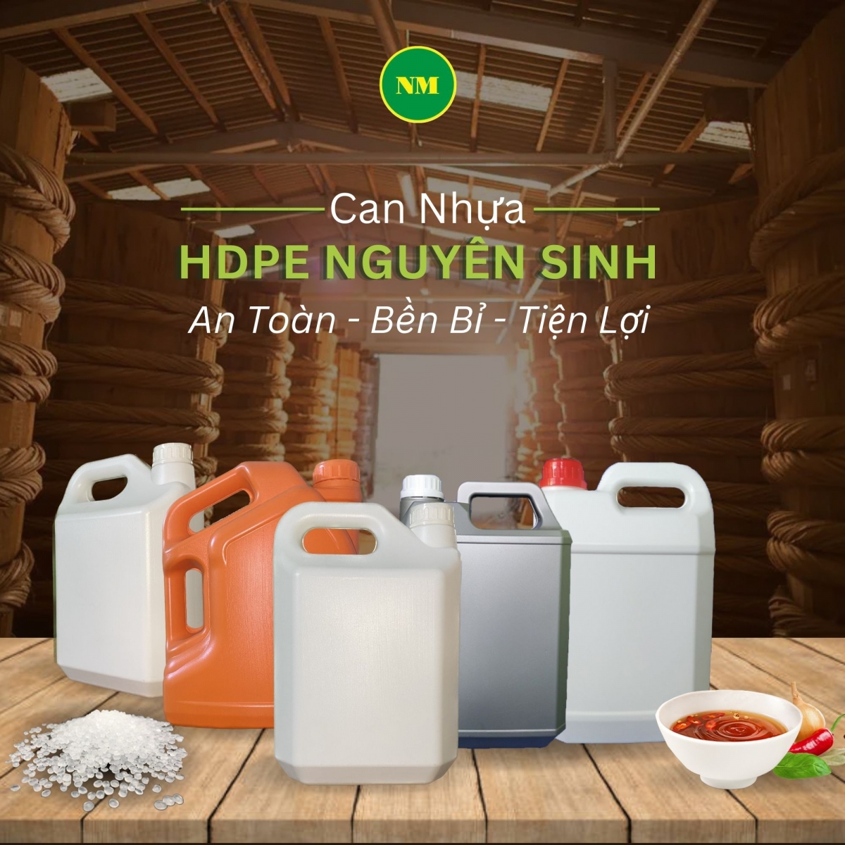 can nhựa 5l